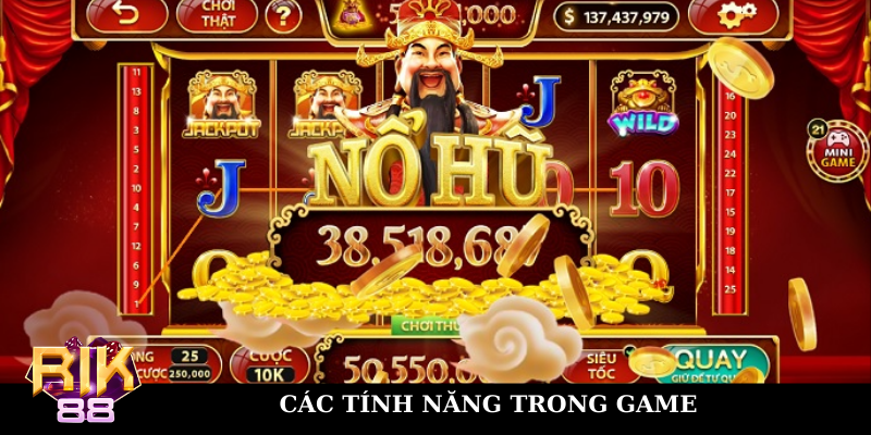 Các tính năng nổ hũ 88