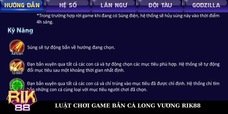 Luật chơi game bắn cá tại Rik88 chi tiết cho người mới