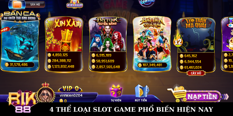 Slot game là gì? Những thể loại slot phổ biến hiện nay